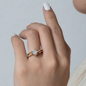 Barkev's Compass Set Princess Cut Diamond Engagement Ring