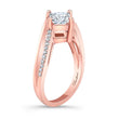 Load image into Gallery viewer, Barkev&#39;s Compass Set Princess Cut Diamond Engagement Ring
