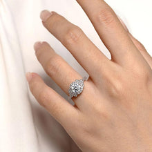 Load image into Gallery viewer, Barkev&#39;s Elegance Halo Diamond Engagement Ring
