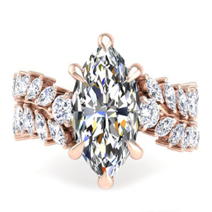 Ben Garelick Andromeda Marquise Diamond Engagement Ring