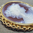 Load image into Gallery viewer, Ben Garelick Estate 14K Yellow Gold Cameo Pin/Pendant
