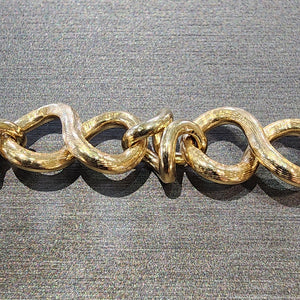 Ben Garelick Estate 14K Yellow Gold Infinity Link Bracelet