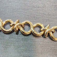 Load image into Gallery viewer, Ben Garelick Estate 14K Yellow Gold Infinity Link Bracelet
