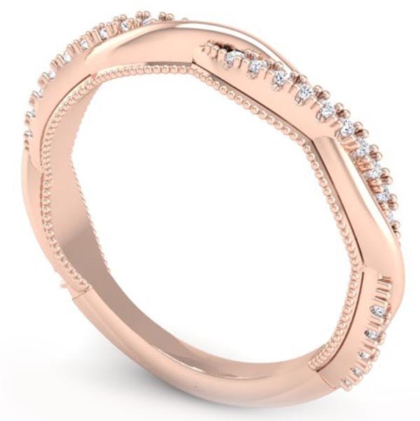 Ben Garelick Luna Twist Diamond Wedding Band