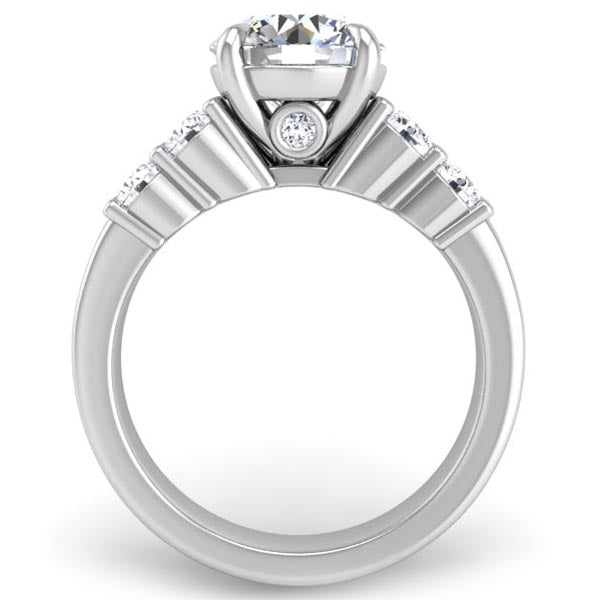 Ben Garelick Mini-Getty Round Cut Diamond Engagement Ring