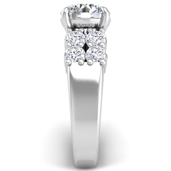 Ben Garelick Mini-Getty Round Cut Diamond Engagement Ring