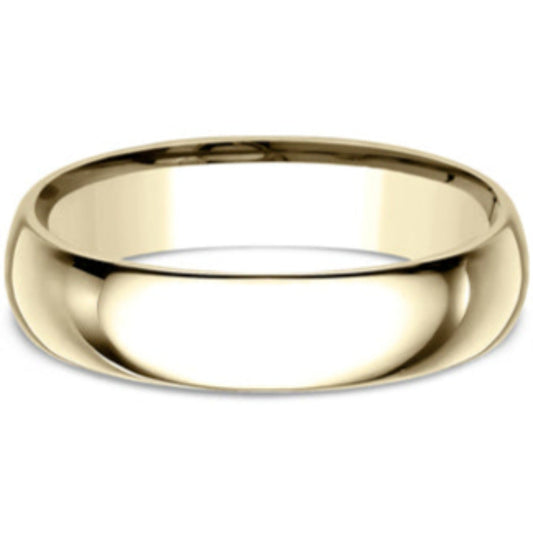 Benchmark Classic 5MM High Polished Comfort Fit Wedding Band