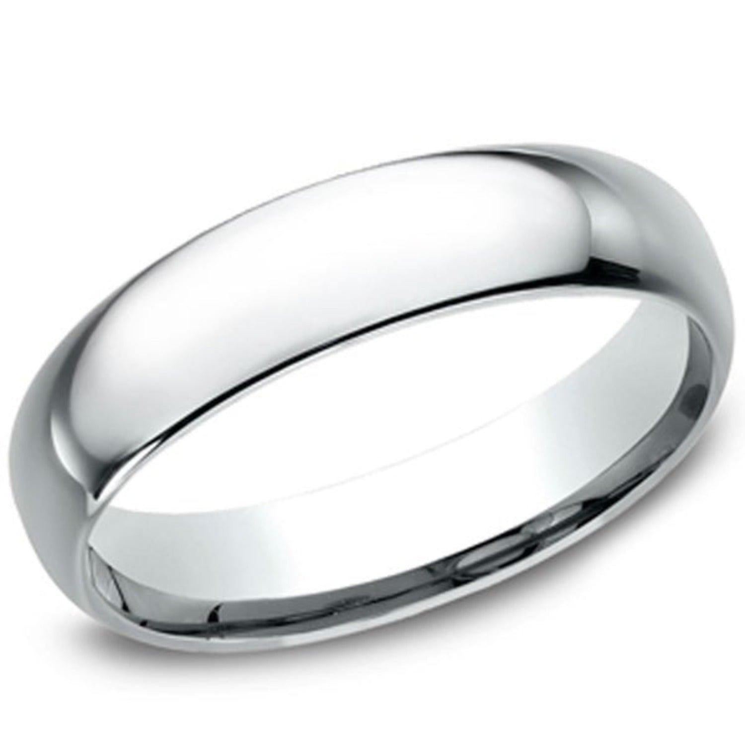 Benchmark Classic 5MM High-Polished Comfort Fit Wedding Band
