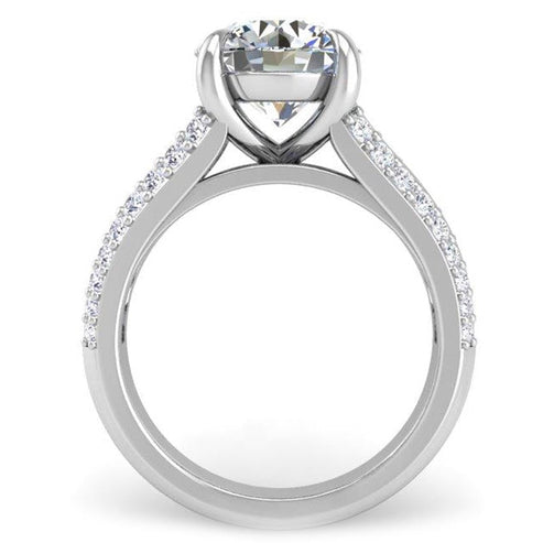 Mini-Montauk 4.25 Carat Baguette Lab-Grown Diamond Engagement Ring