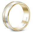 Load image into Gallery viewer, Bleu Royale Two-Tone Knife Edge Wedding Band
