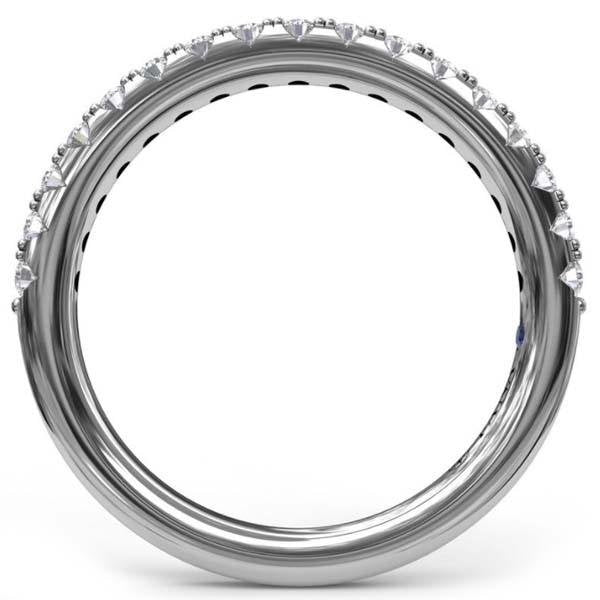 Fana Shared Prong Set Round Cut Diamond Wedding Band