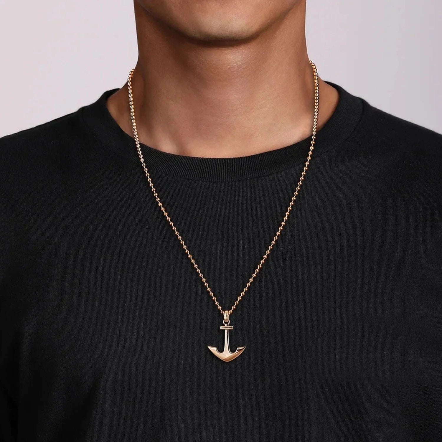 Anchor pendant mens hotsell