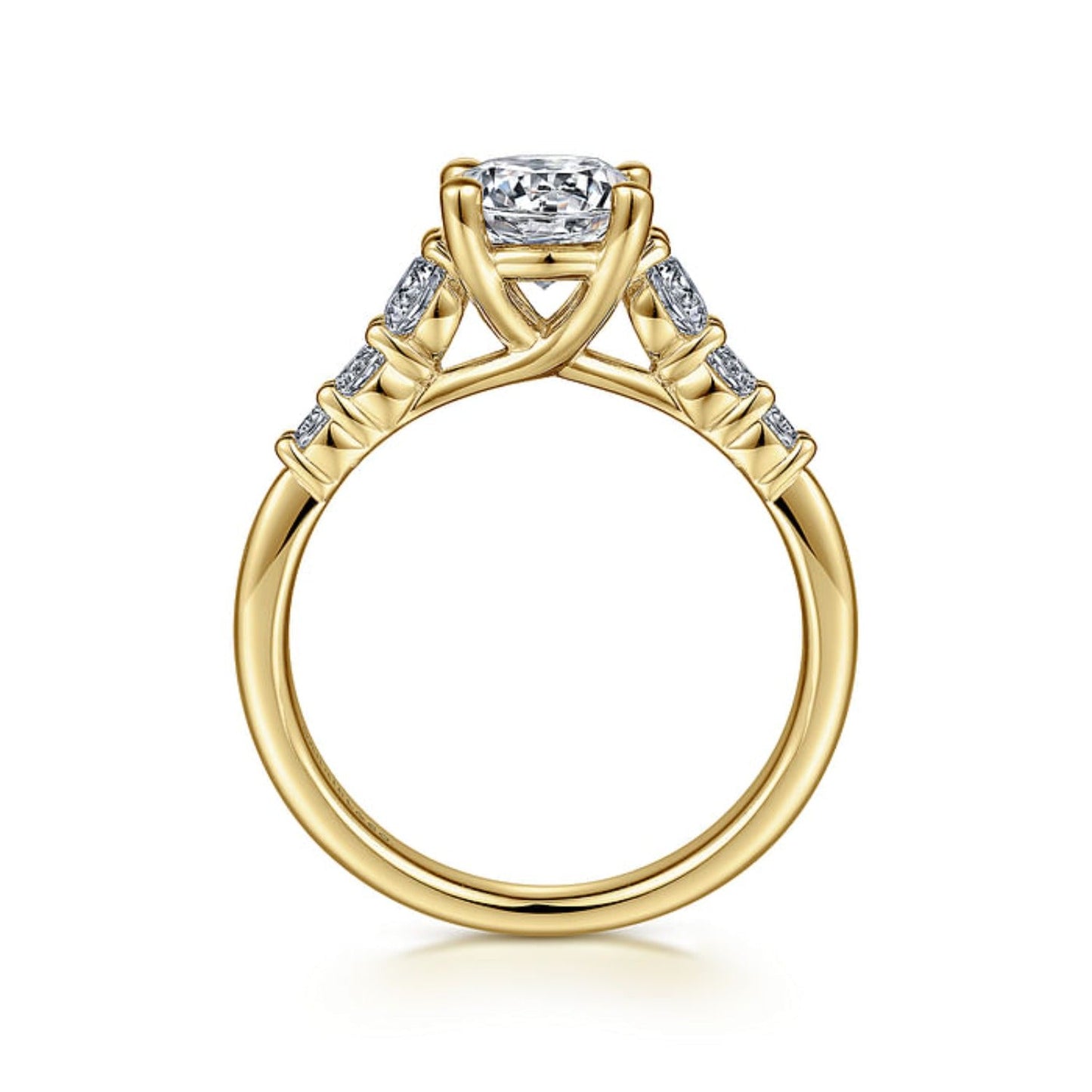 Gabriel & Co. "Darby" Diamond Engagement Ring