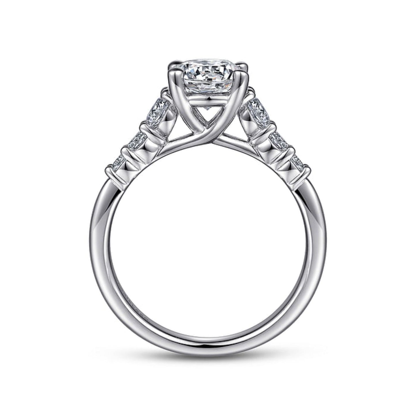 Gabriel & Co. "Darby" Diamond Engagement Ring