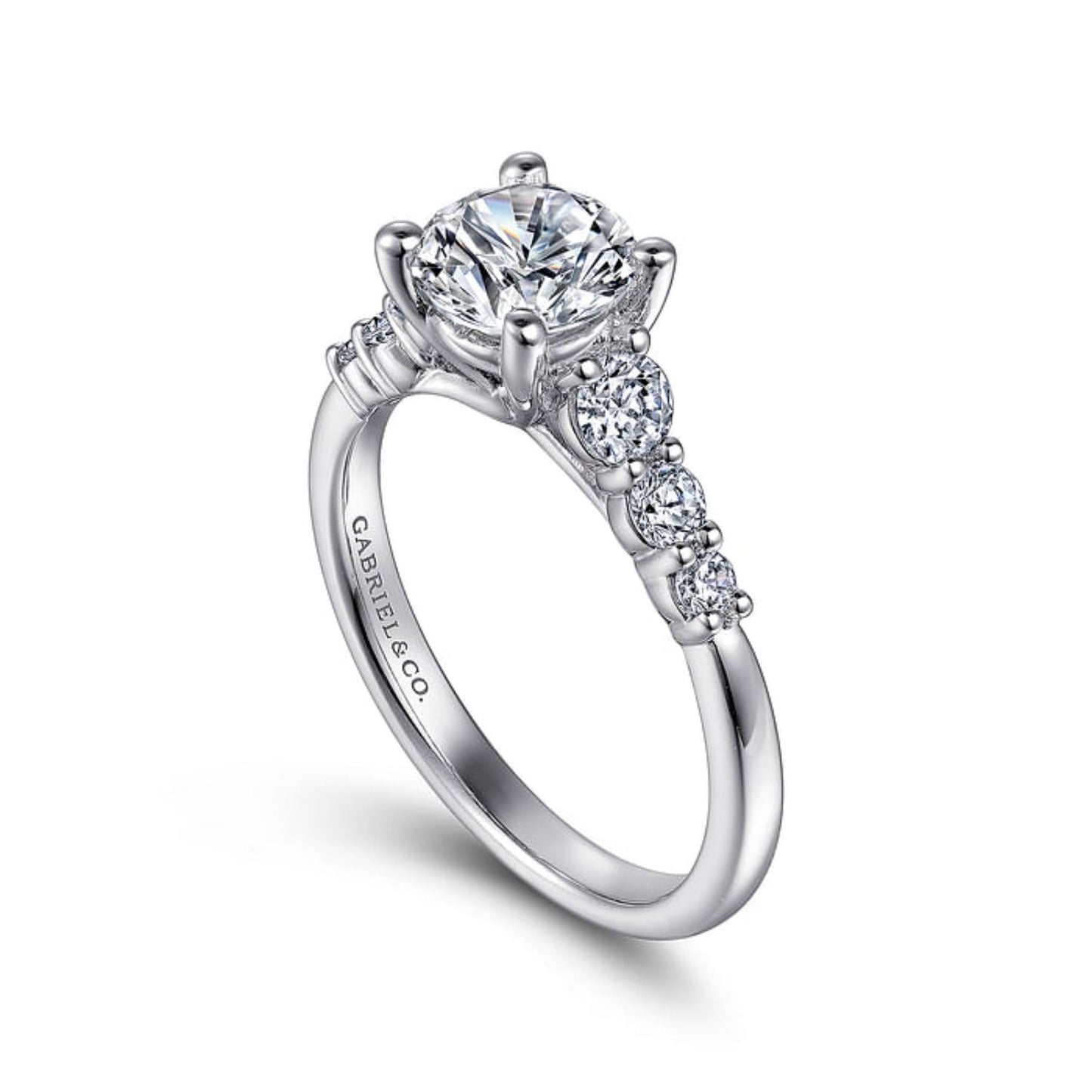 Gabriel & Co. "Darby" Diamond Engagement Ring