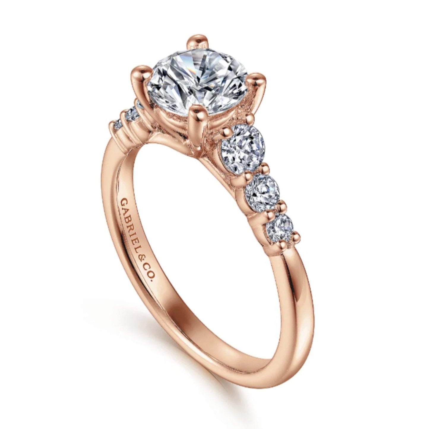 Gabriel & Co. "Darby" Diamond Engagement Ring