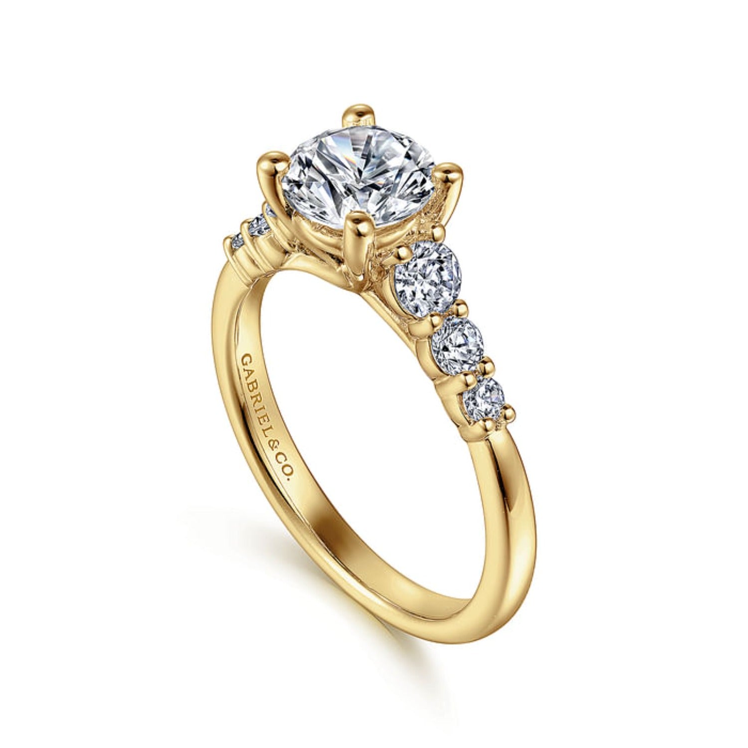 Gabriel & Co. "Darby" Diamond Engagement Ring