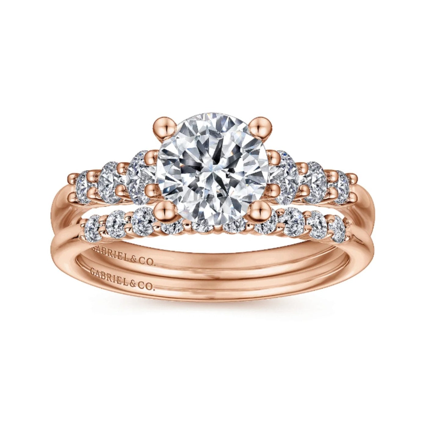 Gabriel & Co. "Darby" Diamond Engagement Ring