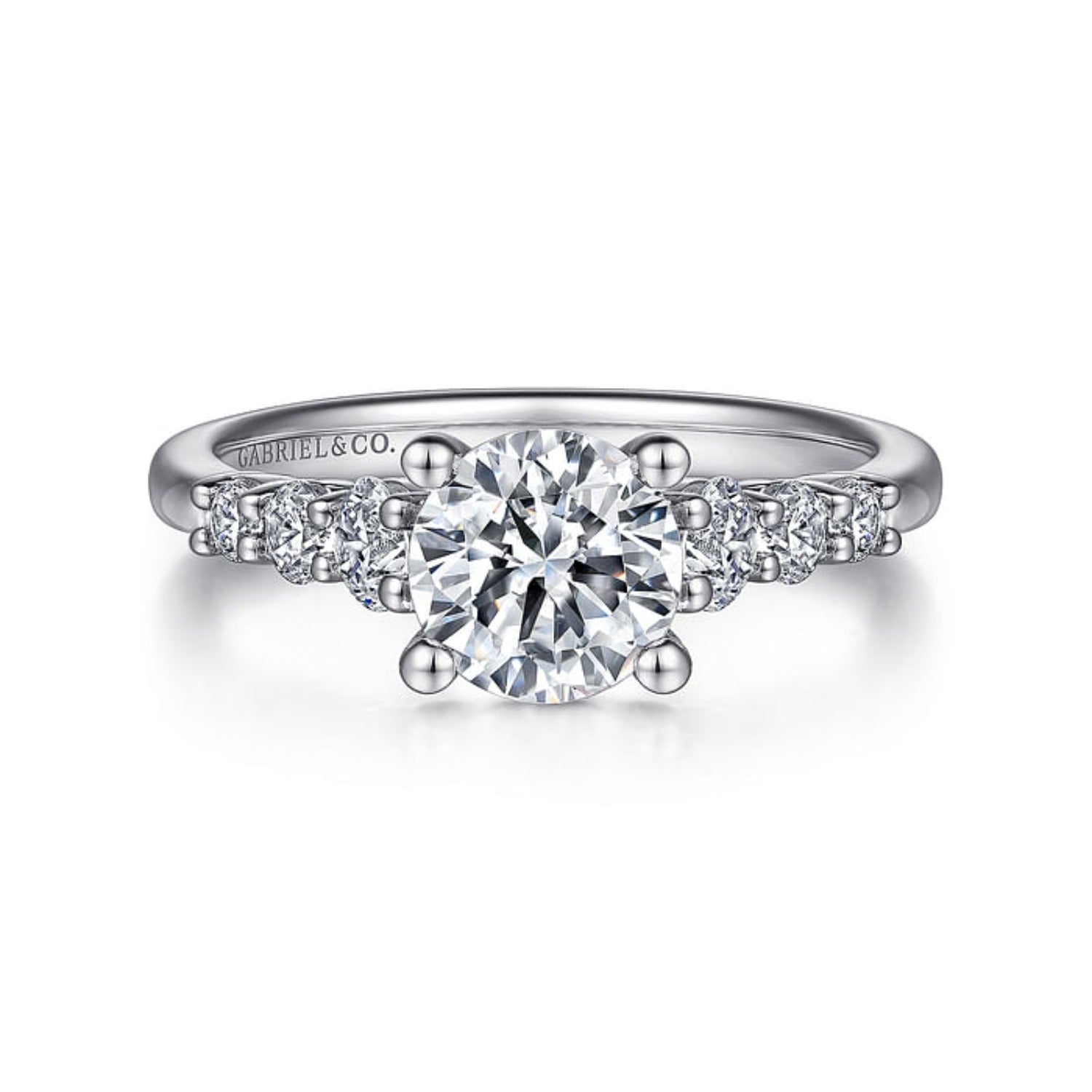 Gabriel & Co. "Darby" Diamond Engagement Ring