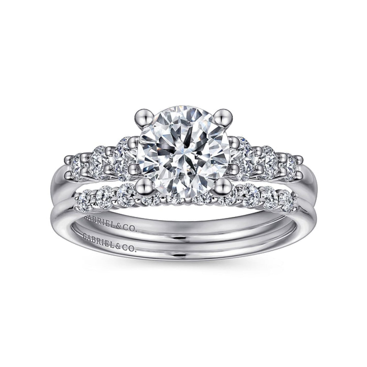 Gabriel & Co. "Darby" Diamond Engagement Ring
