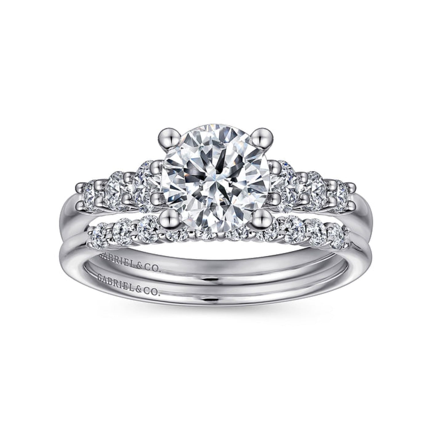 Gabriel & Co. "Darby" Diamond Engagement Ring