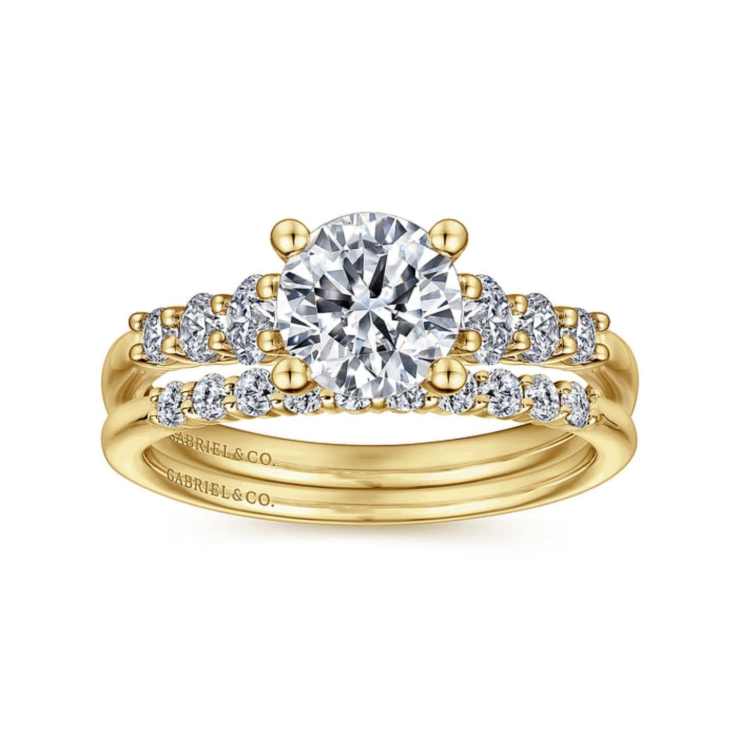 Gabriel & Co. "Darby" Diamond Engagement Ring