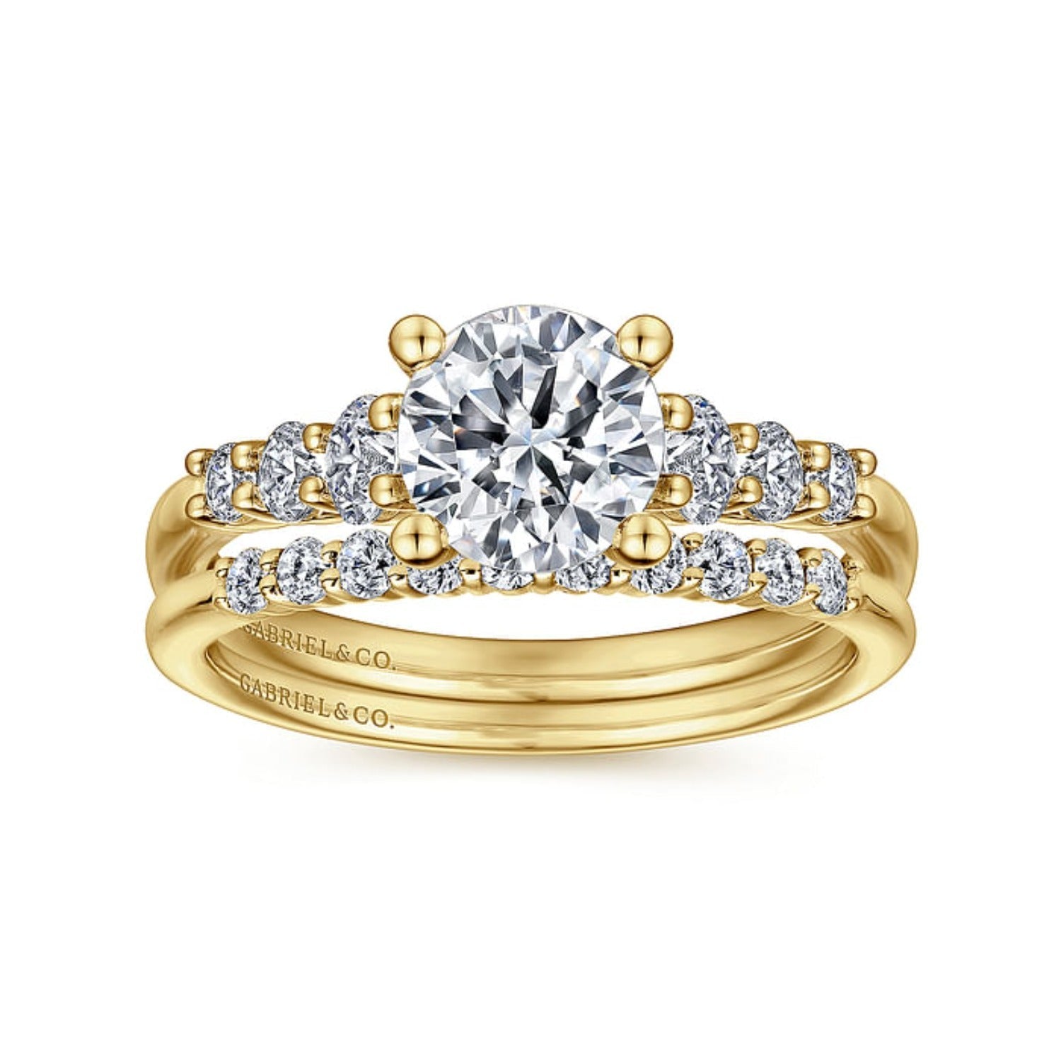 Gabriel & Co. "Darby" Diamond Engagement Ring