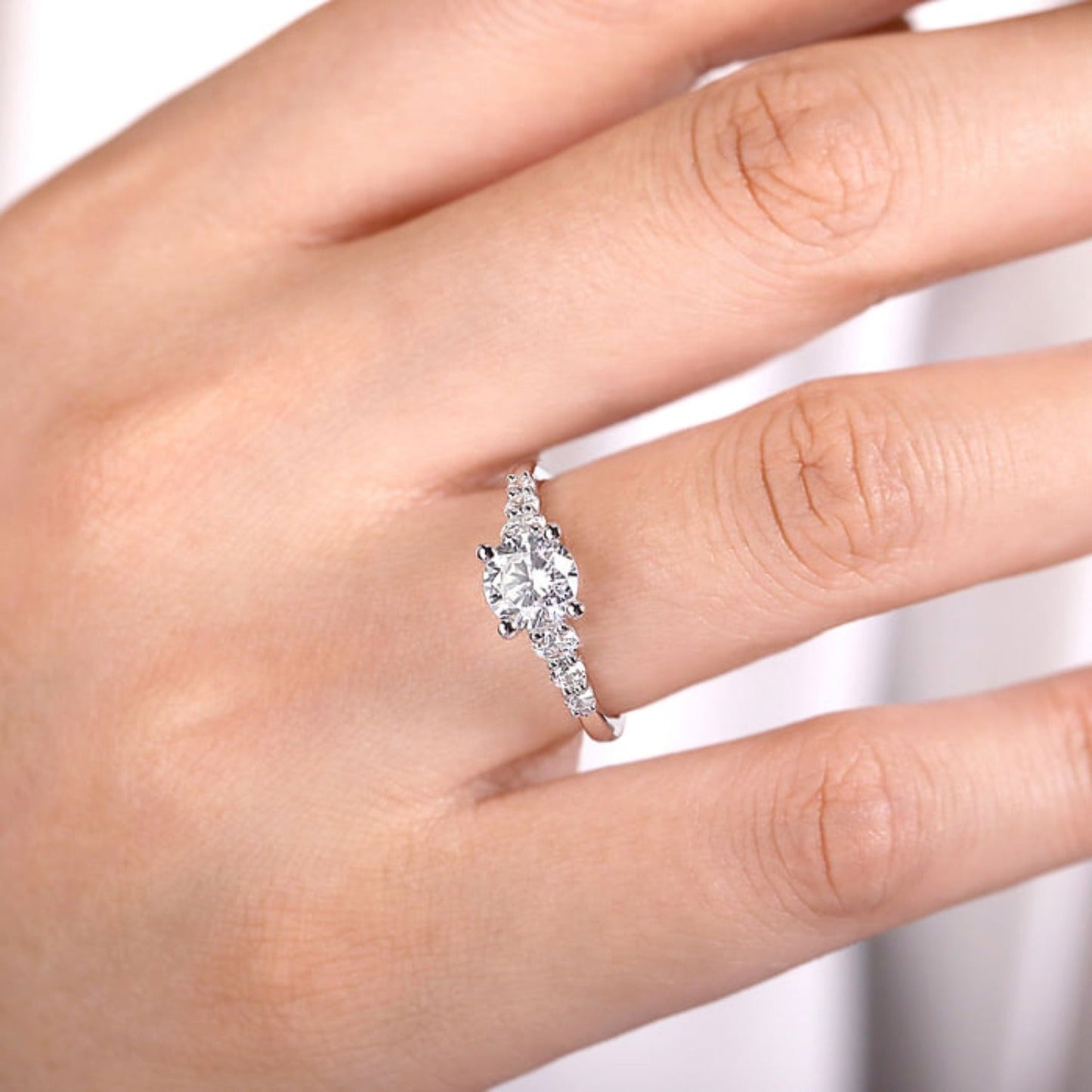 Gabriel & Co. "Darby" Diamond Engagement Ring