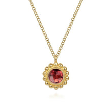Load image into Gallery viewer, Gabriel &amp; Co. Diamond and Gemstone Bujukan Pendant Necklace
