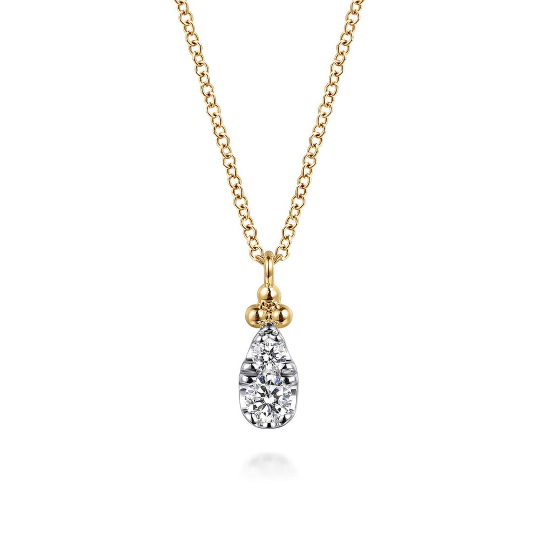 Gabriel & Co. Diamond Bujukan Pendant Necklace