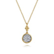 Load image into Gallery viewer, Gabriel &amp; Co. Diamond Cluster Bujukan Drop Pendant Necklace
