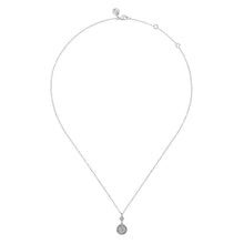 Load image into Gallery viewer, Gabriel &amp; Co. Diamond Cluster Bujukan Drop Pendant Necklace
