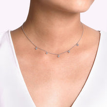 Load image into Gallery viewer, Gabriel &amp; Co. Diamond Pave Clover Drop Necklace
