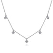Load image into Gallery viewer, Gabriel &amp; Co. Diamond Pave Clover Drop Necklace
