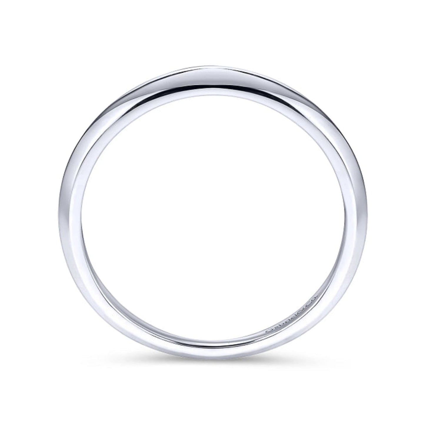 Gabriel & Co. "Ellis" Knife Edge Wedding Band