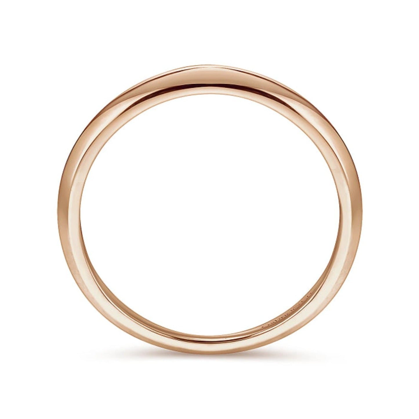 Gabriel & Co. "Ellis" Knife Edge Wedding Band