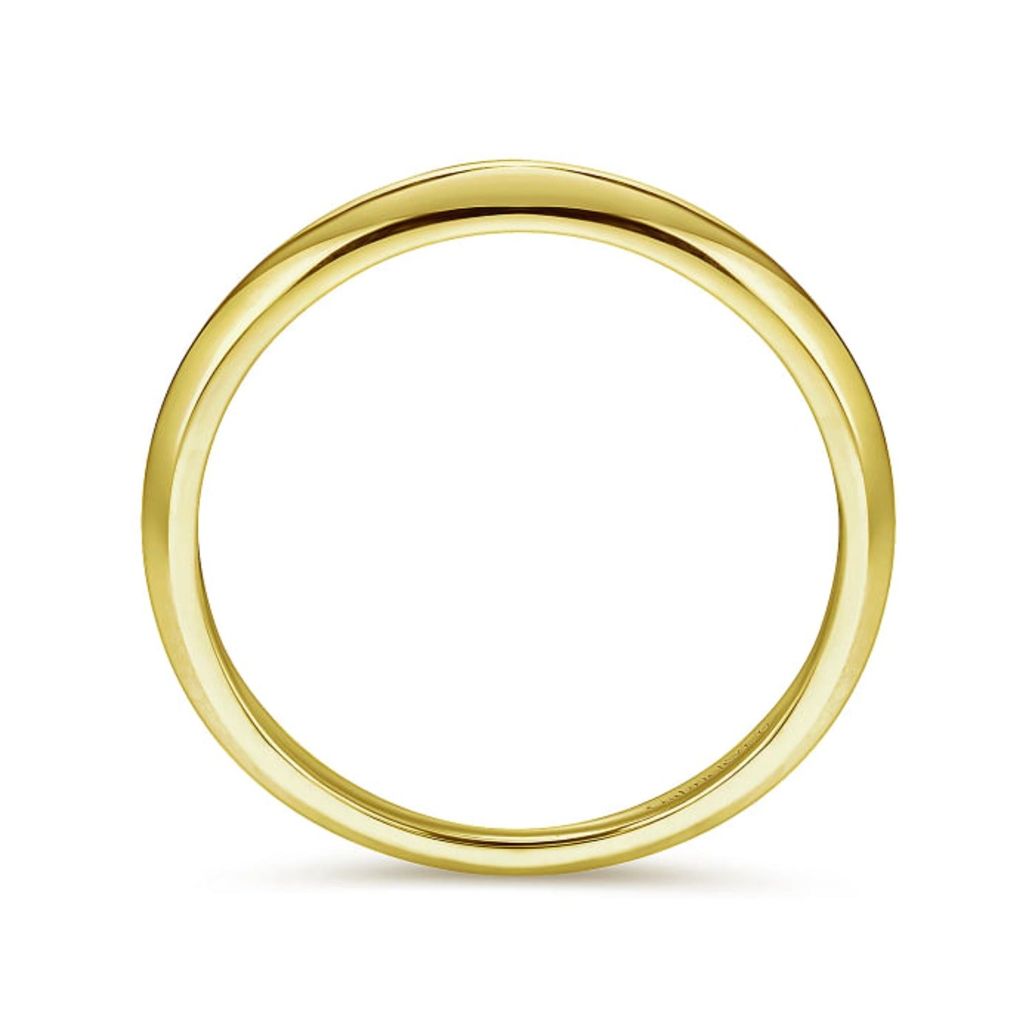 Gabriel & Co. "Ellis" Knife Edge Wedding Band