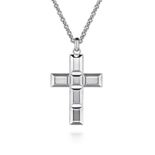 Load image into Gallery viewer, Gabriel &amp; Co. Geometric Cross Pendant
