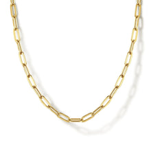 Load image into Gallery viewer, Gabriel &amp; Co. Hollow Paper Clip Chain Necklace
