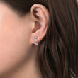 Load image into Gallery viewer, Gabriel &amp; Co. Lusso Diamond Cluster Huggie Earrings
