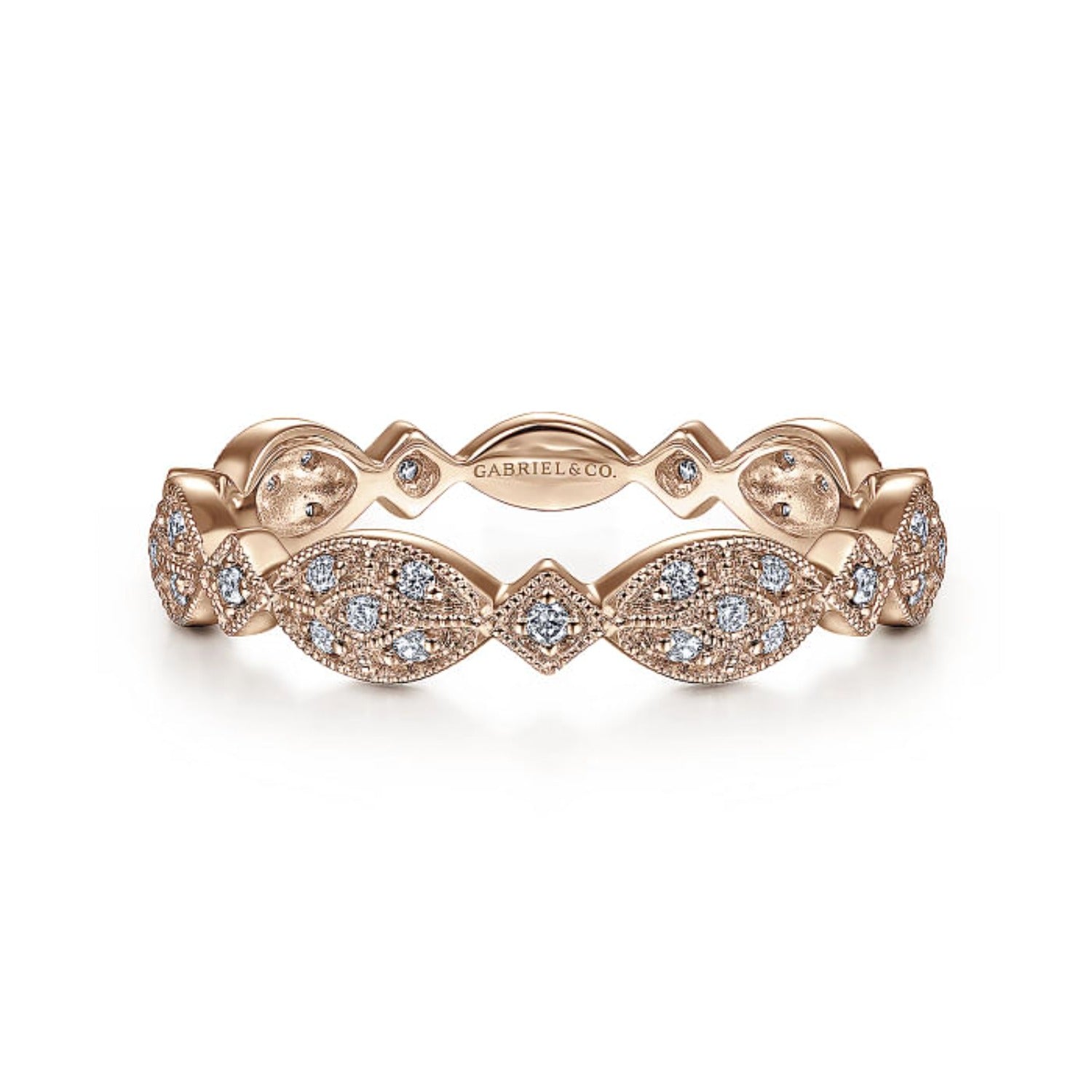 Marquise Diamond Stackable Ring LR4800K45JJ | Ben Garelick