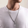 Load image into Gallery viewer, Gabriel &amp; Co. Ohm Symbol Dog Tag Pendant
