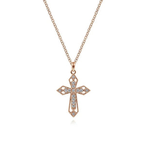 Diamond cross necklace canada hot sale