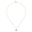 Load image into Gallery viewer, Gabriel &amp; Co. Pear Shape Blue Topaz Pendant Necklace
