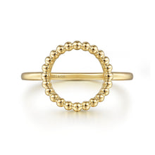 Load image into Gallery viewer, Gabriel &amp; Co. Plain Gold Bujukan Open Circle Ring

