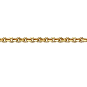 Gabriel & Co. Plain Gold "G" Lock Bracelet