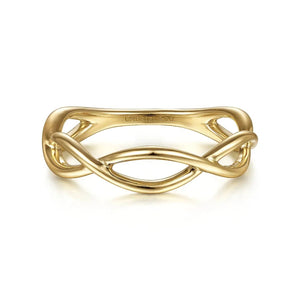 Gabriel & Co. Plain Twisted Stackable Ring