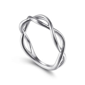 Gabriel & Co. Plain Twisted Stackable Ring