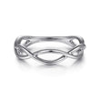 Load image into Gallery viewer, Gabriel &amp; Co. Plain Twisted Stackable Ring
