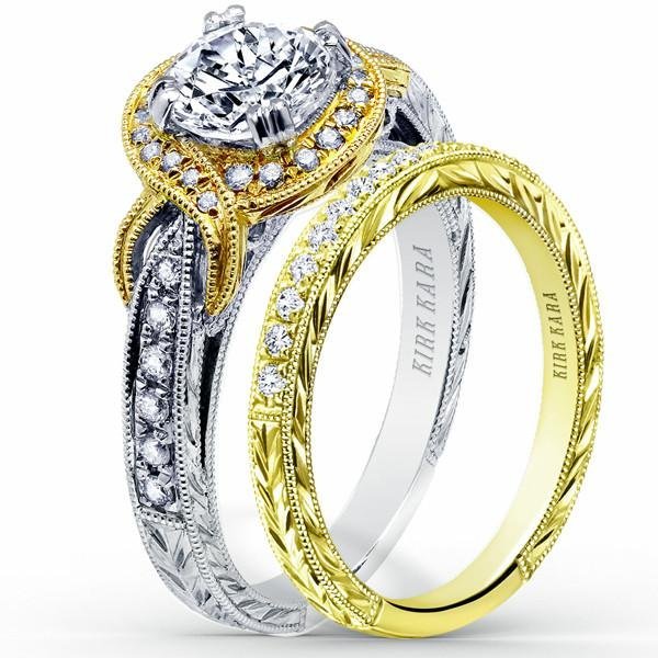 Kirk Kara "Pirouetta" Halo Diamond Engagement Ring